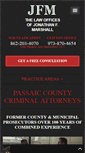 Mobile Screenshot of passaiccountycriminallawyers.com